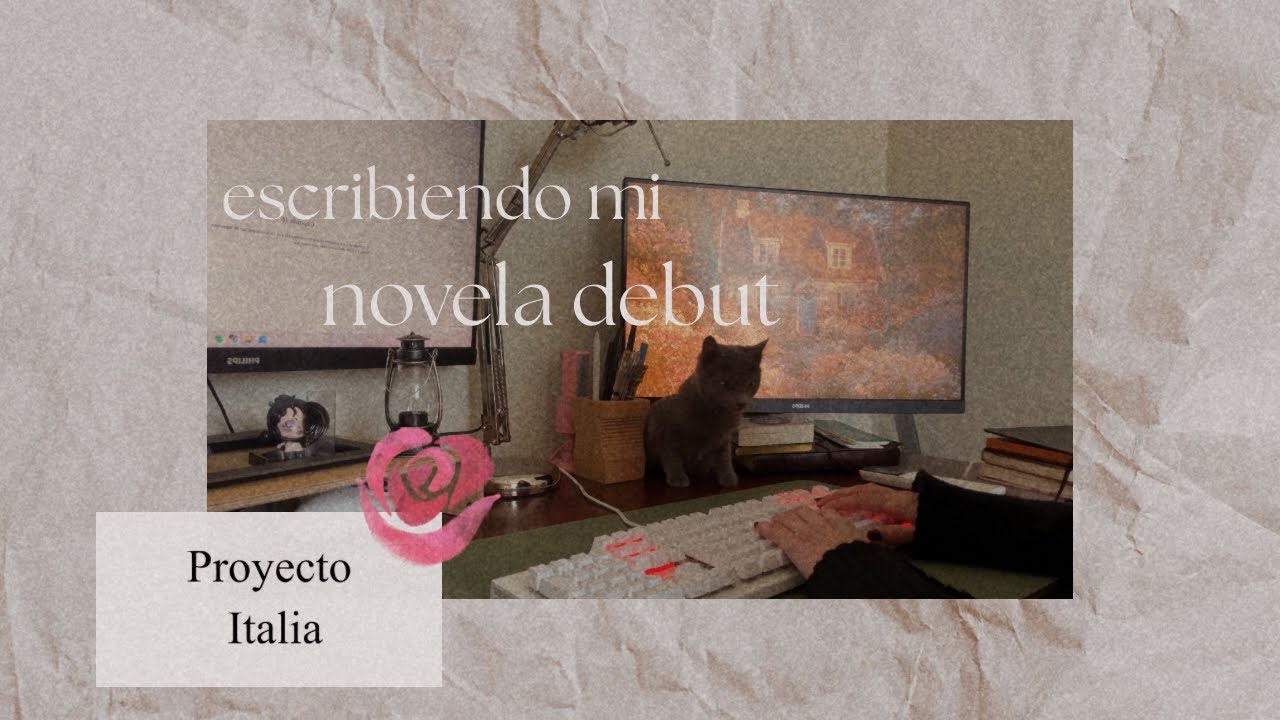 una mañana escribiendo mi novela debut 🖋️🥀