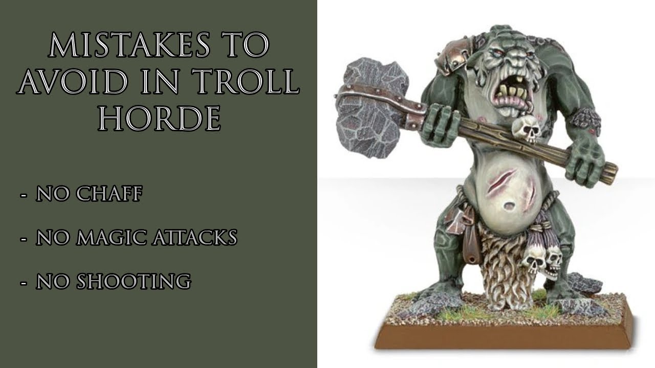 Troll Horde vs. Bretonnia Warhammer Old World Battle Report