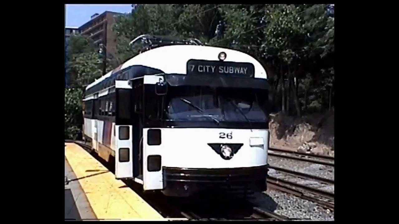NJT - Newark City Subway  -  Front End View  - July, 1999