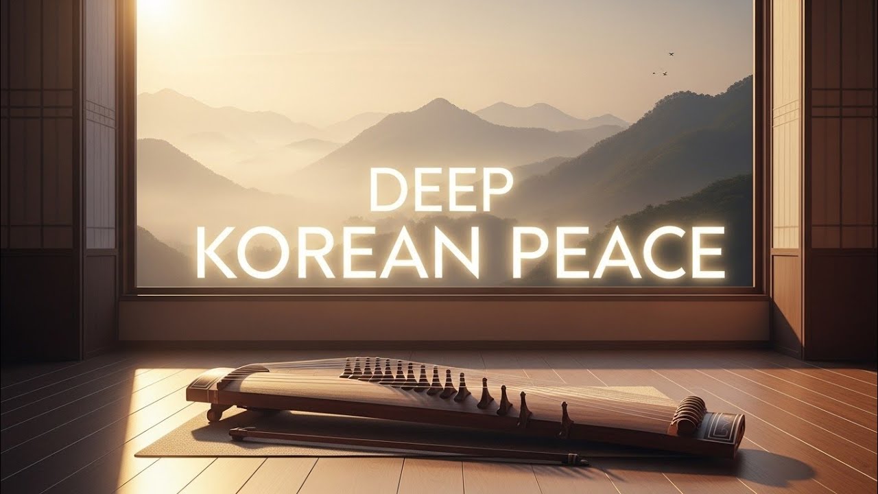 Korean Gayageum Peaceful Meditation 🎶 Deep Relaxation | Healing Music for Sleep & Stress Relief