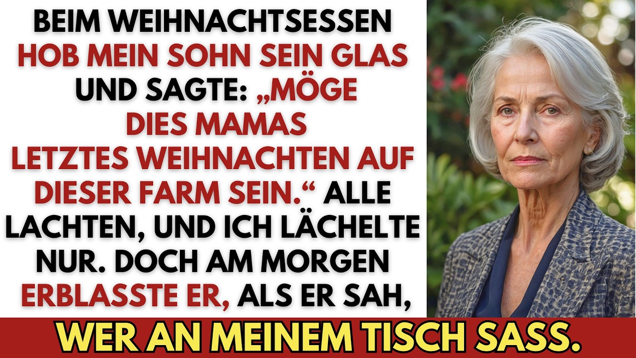 „Möge dies Mamas letztes Weihnachten hier sein“, sagte mein Sohn. Ich lächelte nur …