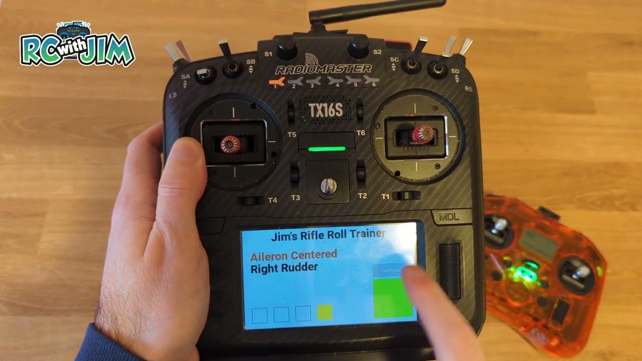 Rolling Harrier Trainer for EdgeTX and EthOS