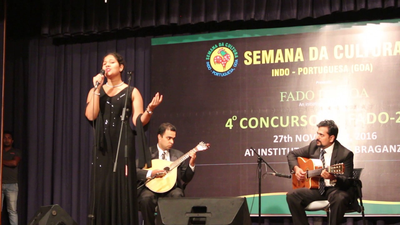 Amanda Botelho at All Goa Fado Contest 2016-Winner-3rd Place