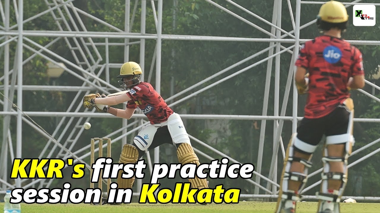 Kolkata Knight Riders's first practice session in Kolkata | KKR | IPL 2019
