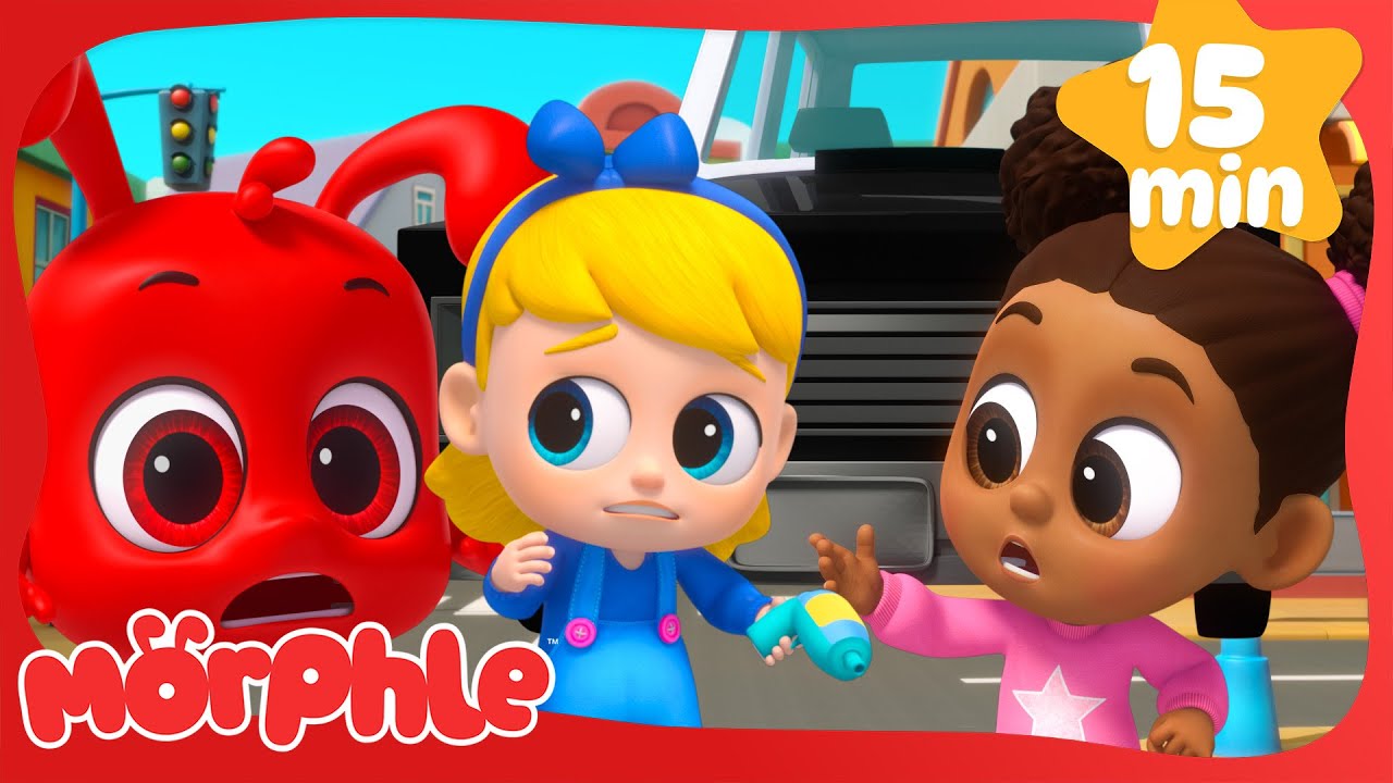 New Adventure: April’s Police Day 👮‍♀️ | 🔴 Morphle VS Orphle 🟢 | Fun Kids Cartoon
