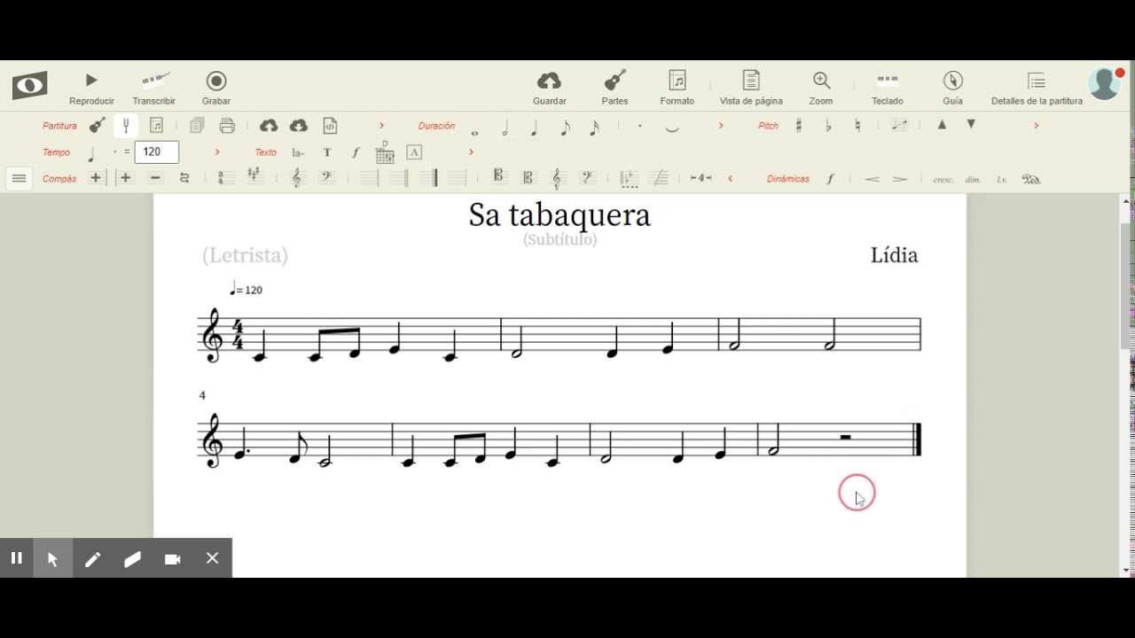Noteflight 4_ copiar un fragment