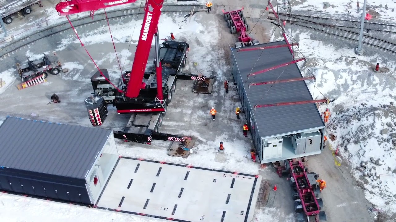 Subestación eléctrica de tracción ABB