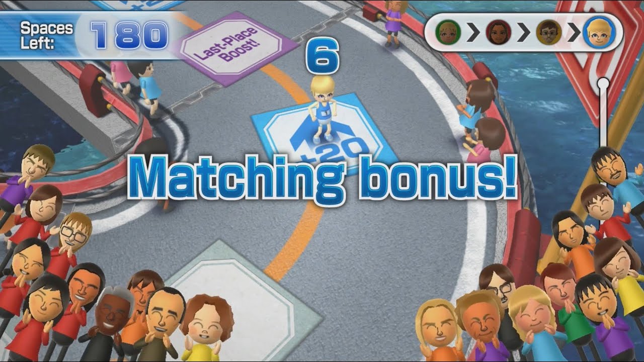 Wii Party U - Highway Rollers (Beating Master difficulty by doing nothing in minigames)