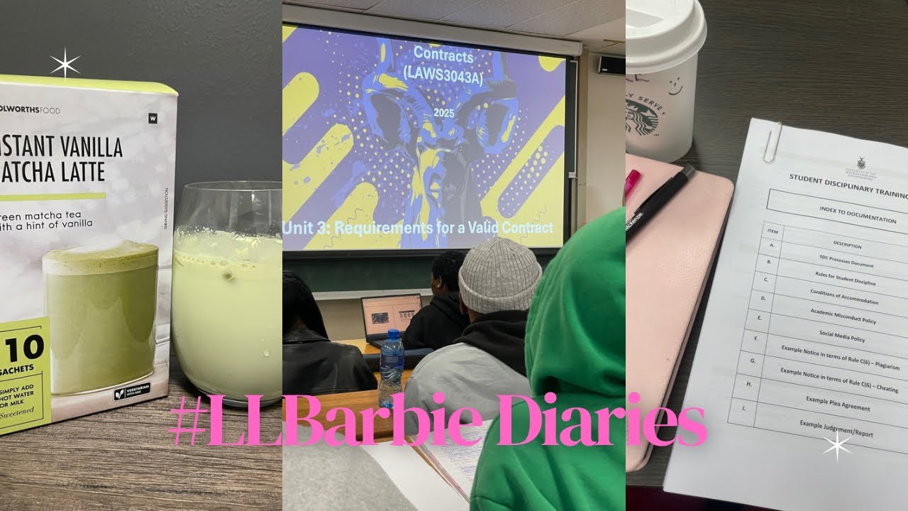 Дневники #LLBarbie: первая неделя в кампусе, учёба, покупки продуктов, студентка юридического фак...