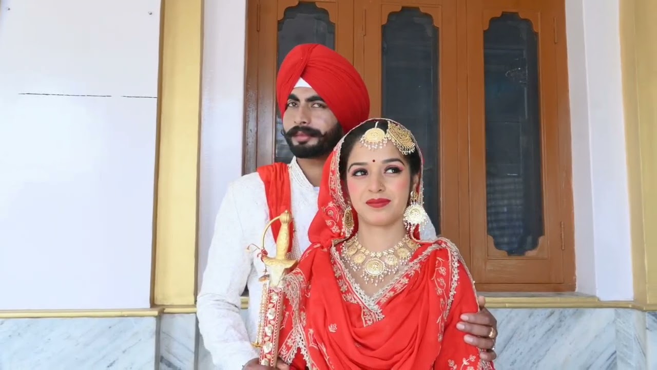 Sukhchain Singh weds Paljinder Kaur  jass studio bhadour 9417890535
