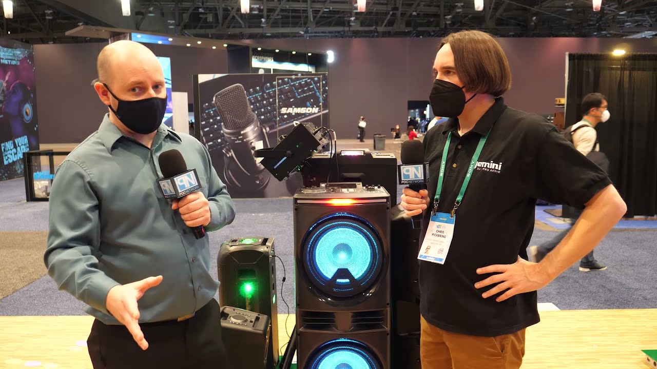 Gemini Sound - DJ, Party, & Small Event Audio & Effects Products - Interview - CES 2022 -Poc Network