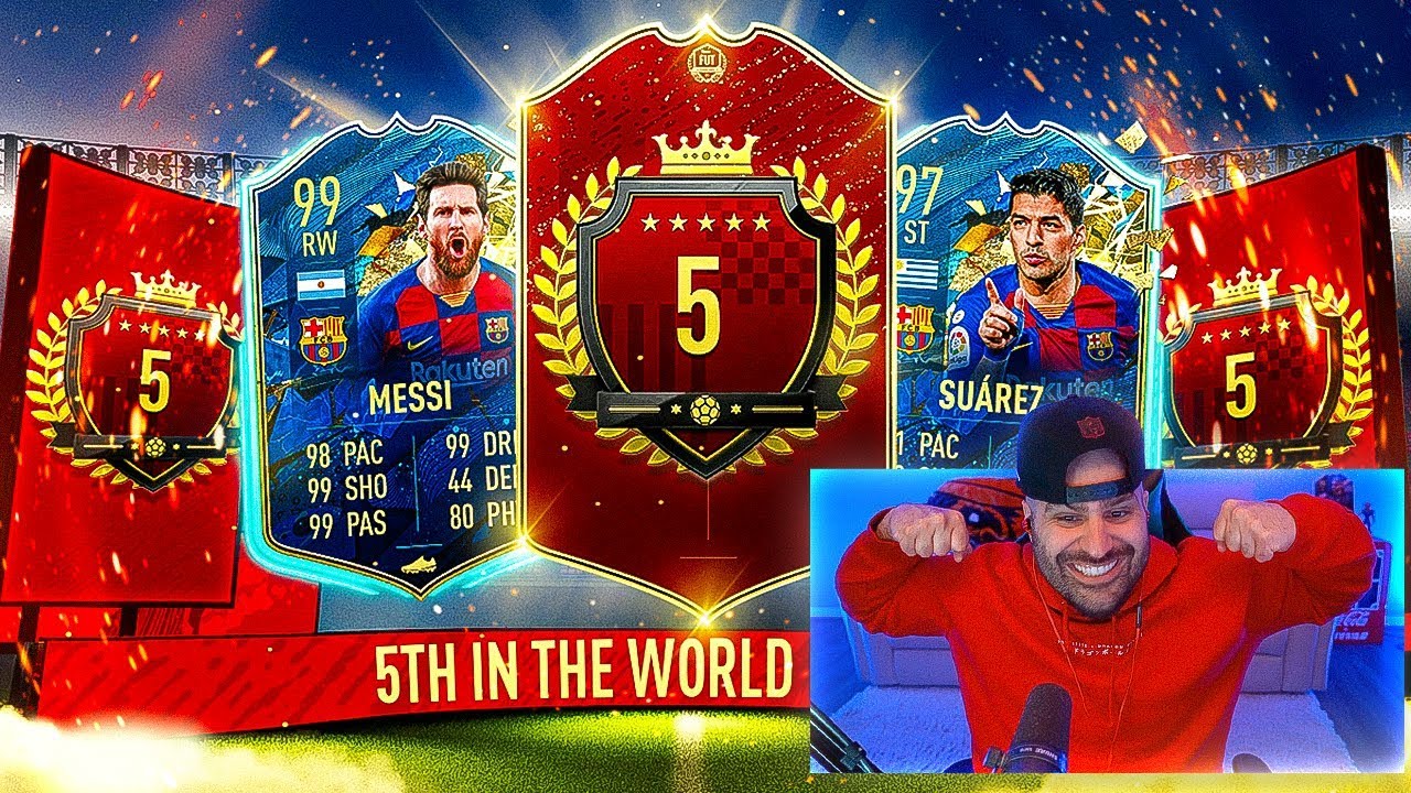INSANE 5th IN THE WORLD REWARDS! TOP 100 LA LIGA REWARDS! FIFA 20 Ultimate Team