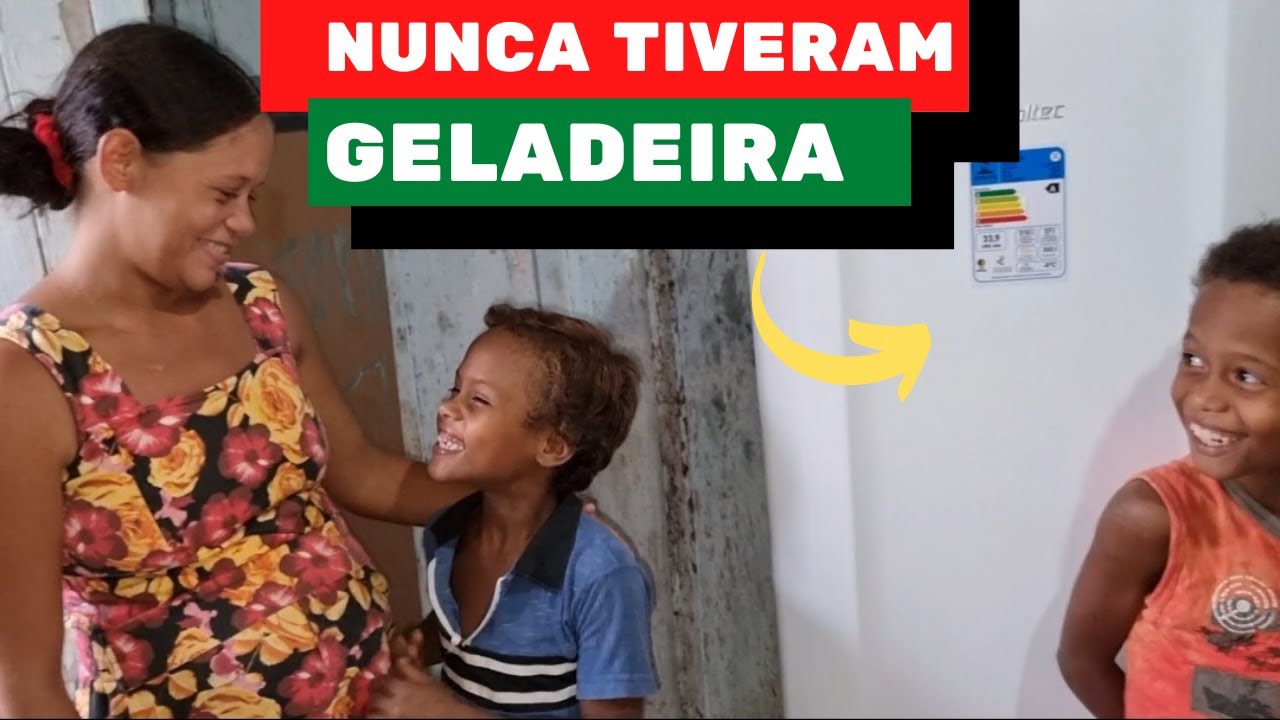 CLEIDIANE NUNCA TEVE GELADEIRA NA VIDA/ VEJA O QUE FIZEMOS, UM SONHO REALIZADO
