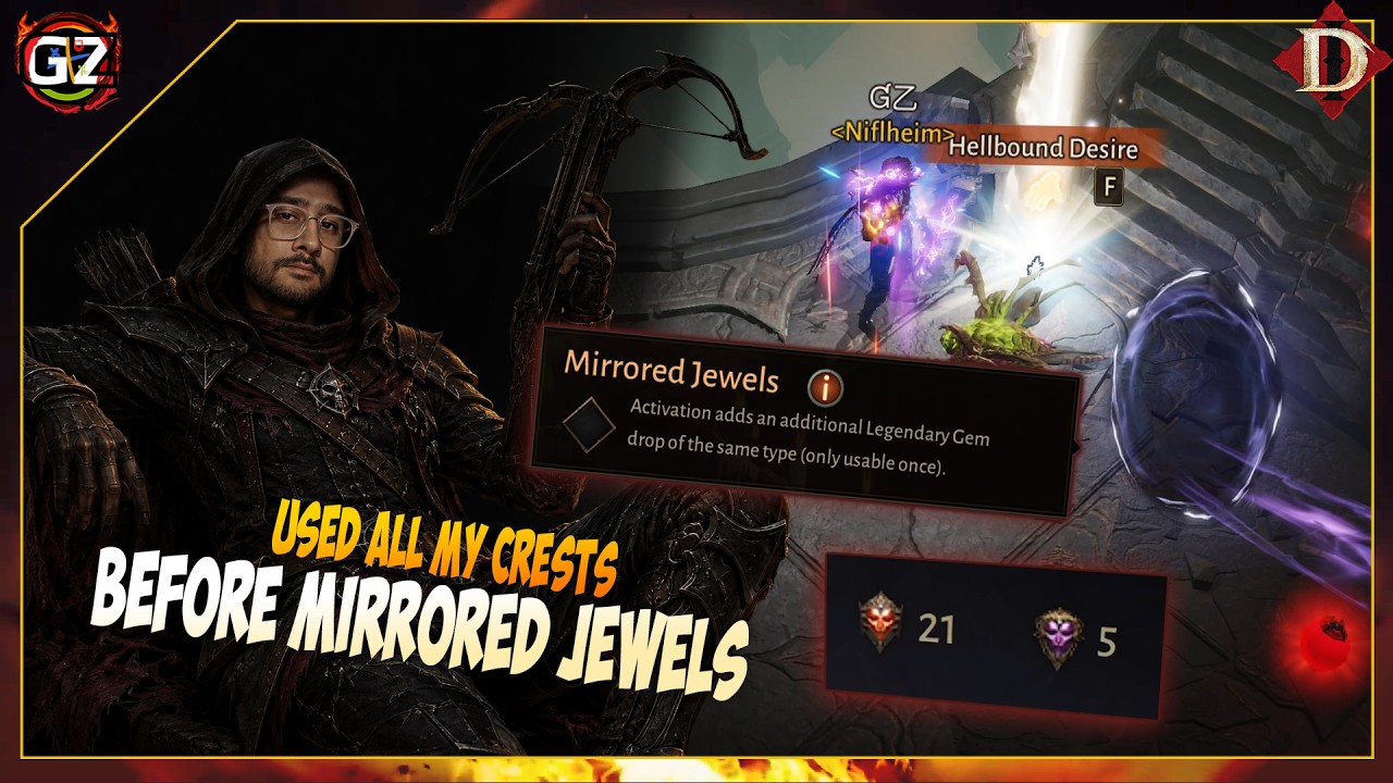 Used All My Crests Before Mirrored Jewels &mdash; Worth It? | Diablo Immortal