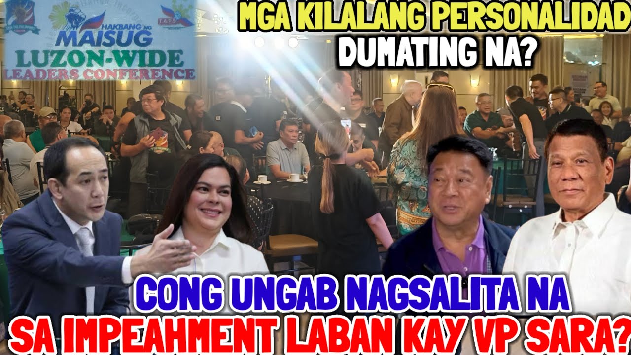 LIVE MGA KILALANG PERSONALIDAD DUMATING NA CONG UNGAB NAGSALITA NA SA IMPEACHMENT NI VP SARA?