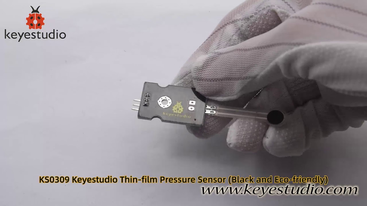 KS0309 Keyestudio Thin film Pressure Sensor Black and Eco friendly