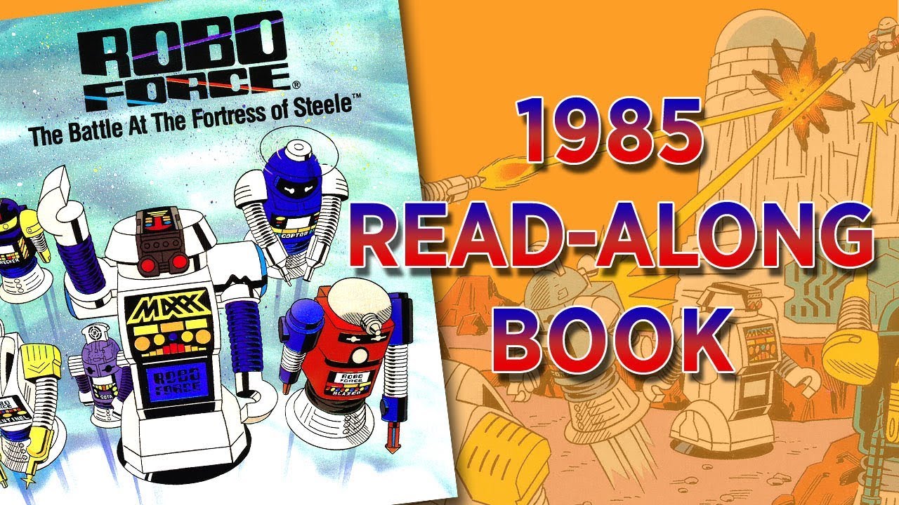 Robo Force 1985 Read-Along Book and Tape