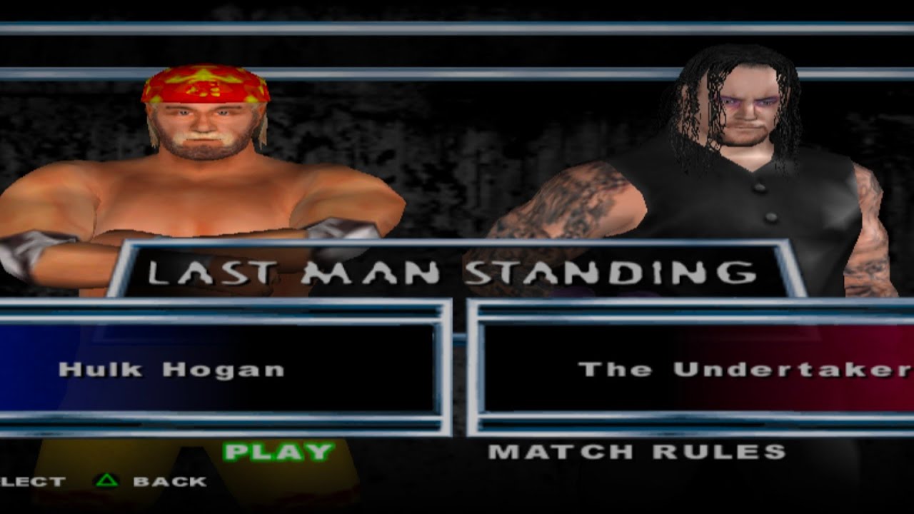 Old school Undertaker vs Hulk Hogan | Last man standing match | #wwe #smackdown #ps2 #viral