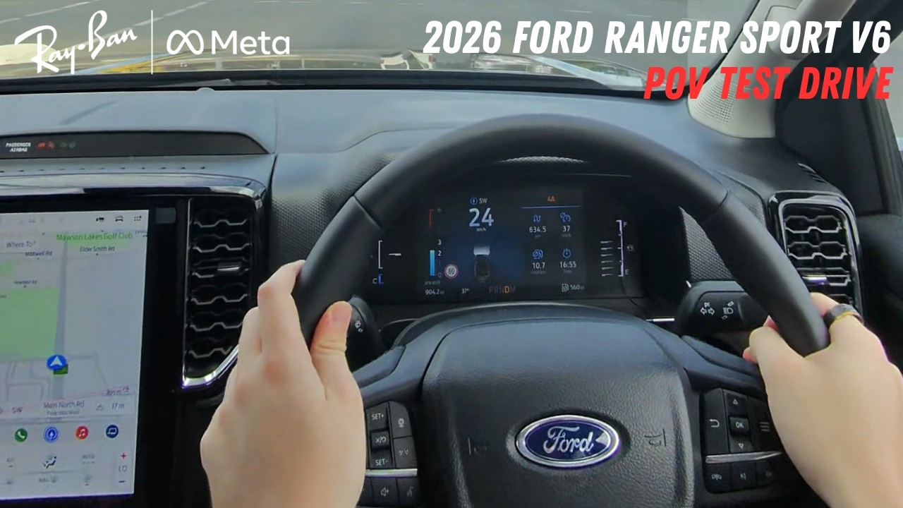 2026 Ford Ranger Sport V6 - POV Test Drive (Filmed with Ray-Ban Meta)