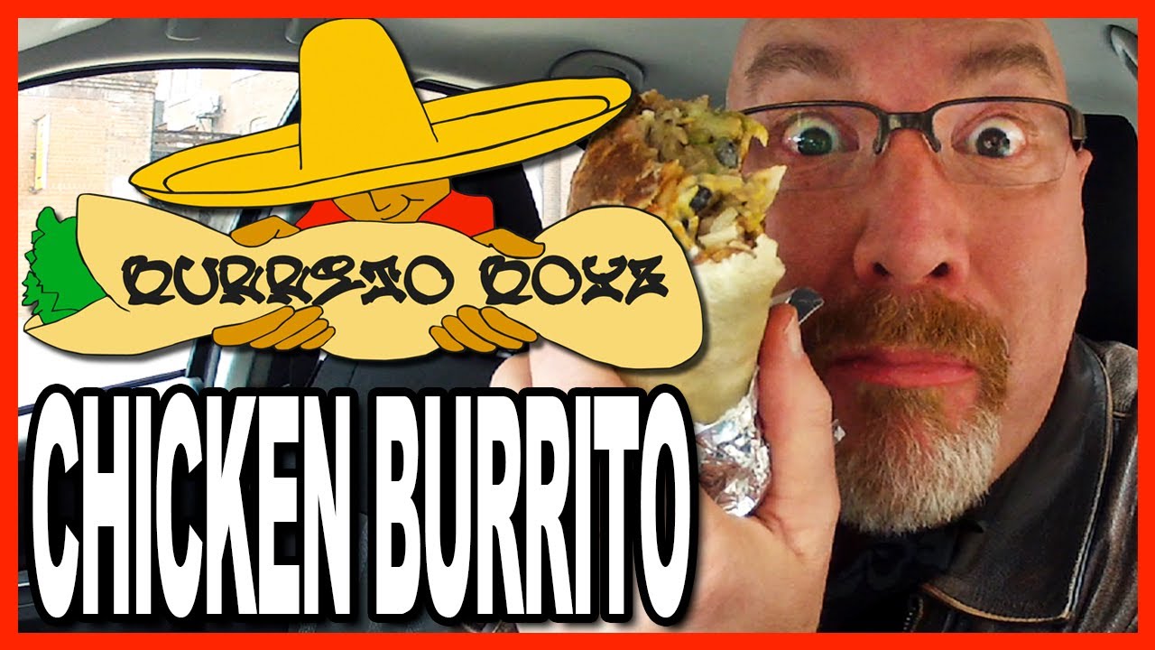 Burrito Boyz ★ LARGE ★ Chicken Burrito with FREE Guacamole