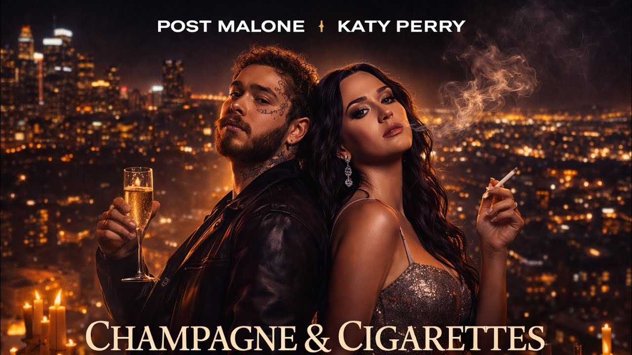 🎵 Champagne & CigarettesPost Malone ft. Katy Perry New Collaboration Lyrics music #2026 