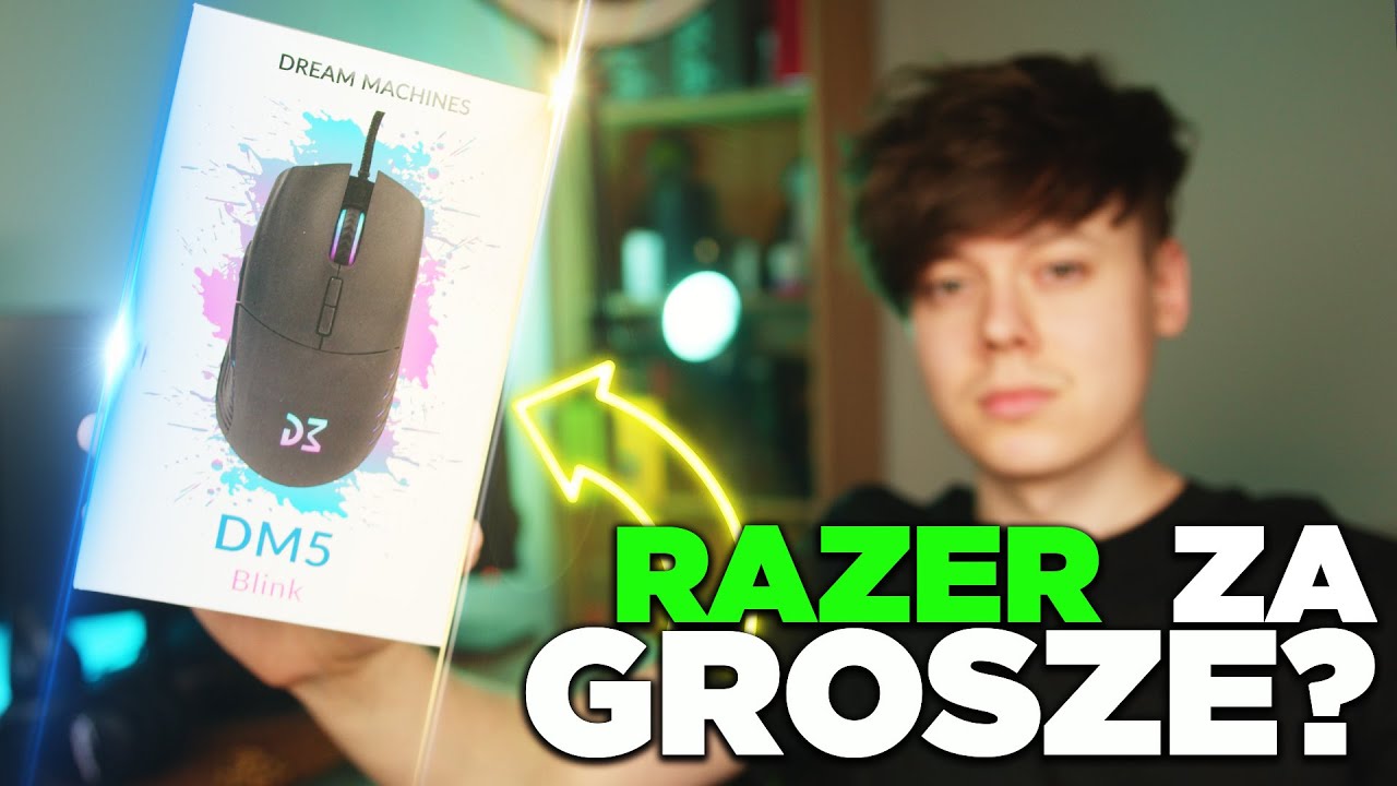 RAZER BASILISK za grosze? 🤔 - Dream Machines DM5 BLINK | Test i Recenzja