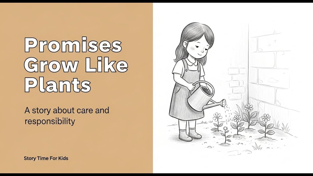 👉 Moral Story for Kids 🌸 | Sara and the Promise Tree | Keeping Promises & Friendship⭐