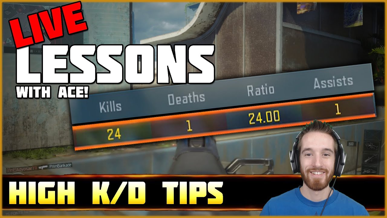 Ep. 1 - How to Get a High K/D Ratio! | Live Lessons with Ace!