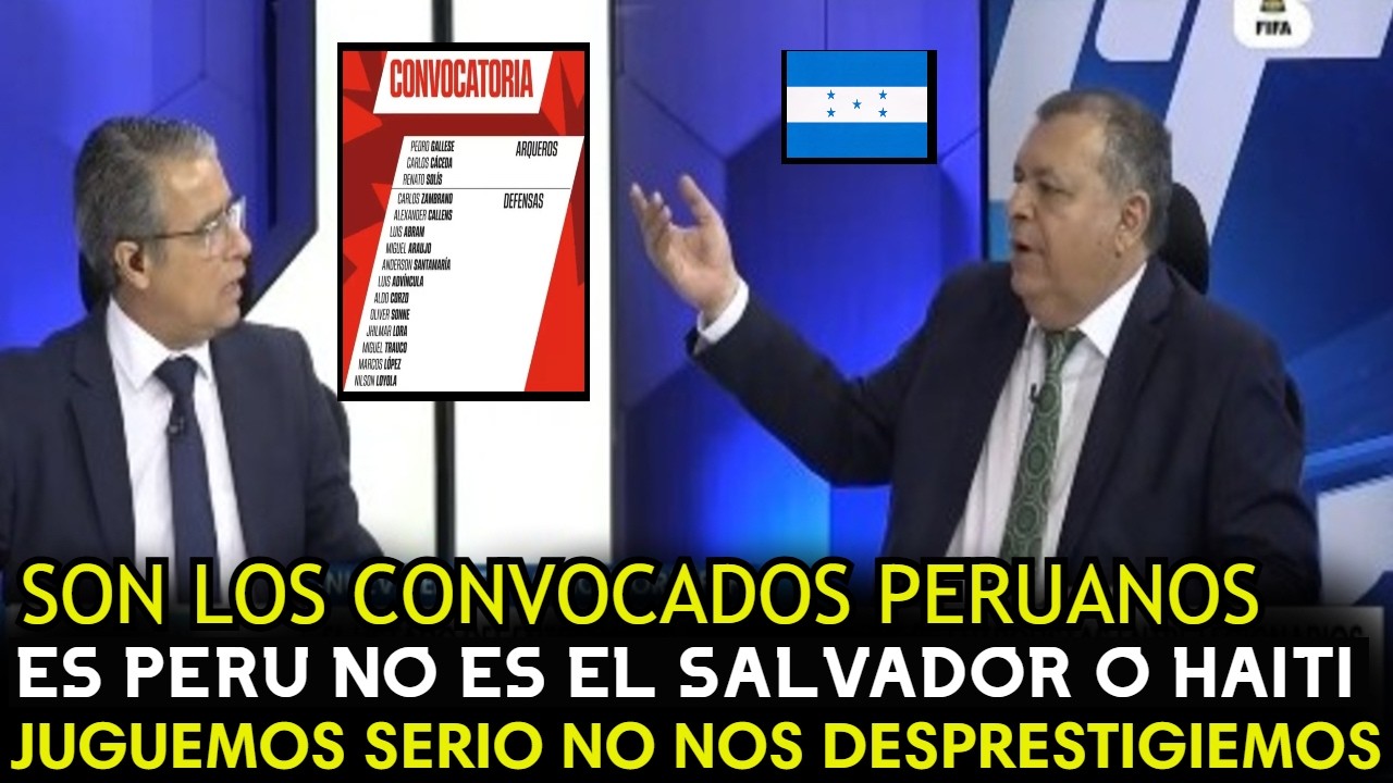 PRENSA HONDUREÑA ANALIZA a PERU previo al AMISTOSO entre PERU y HONDURAS