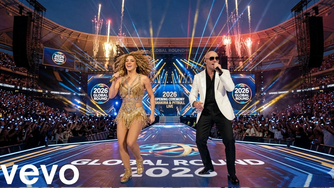 SHAKIRA FT PITBULL-FIFA WORLDCUP OPENING CEREMONY 2026 || Official Live Performance