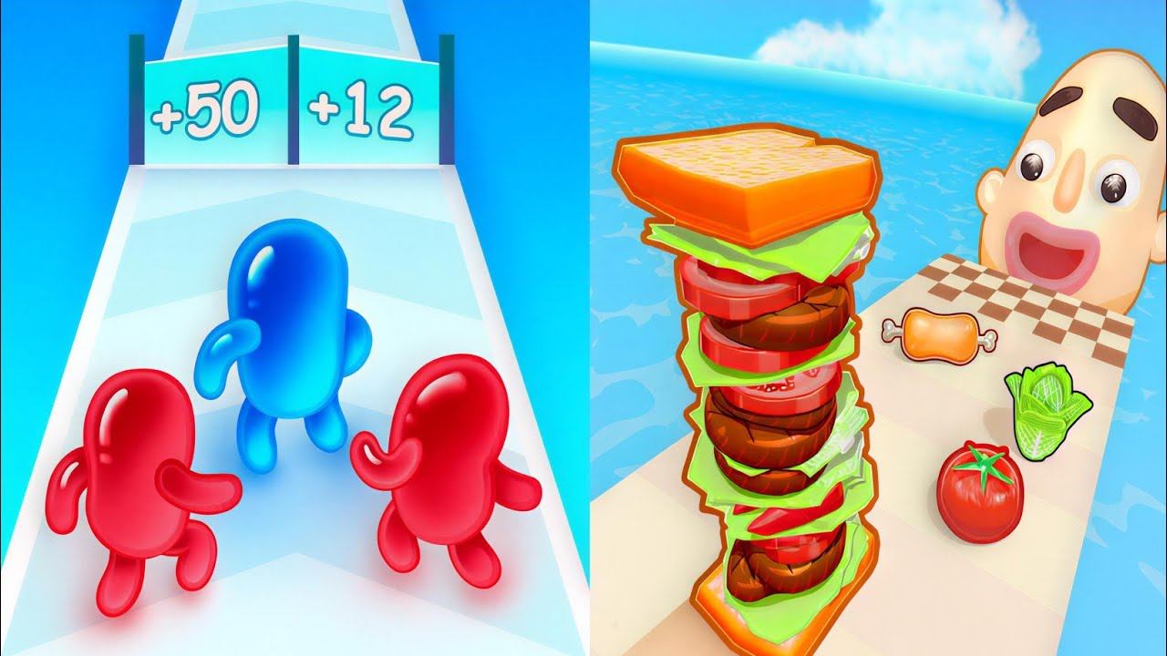 Epic 2026 Gameplay Join Blob Clash VS Sandwich Runner 💥 All Levels Unlock 