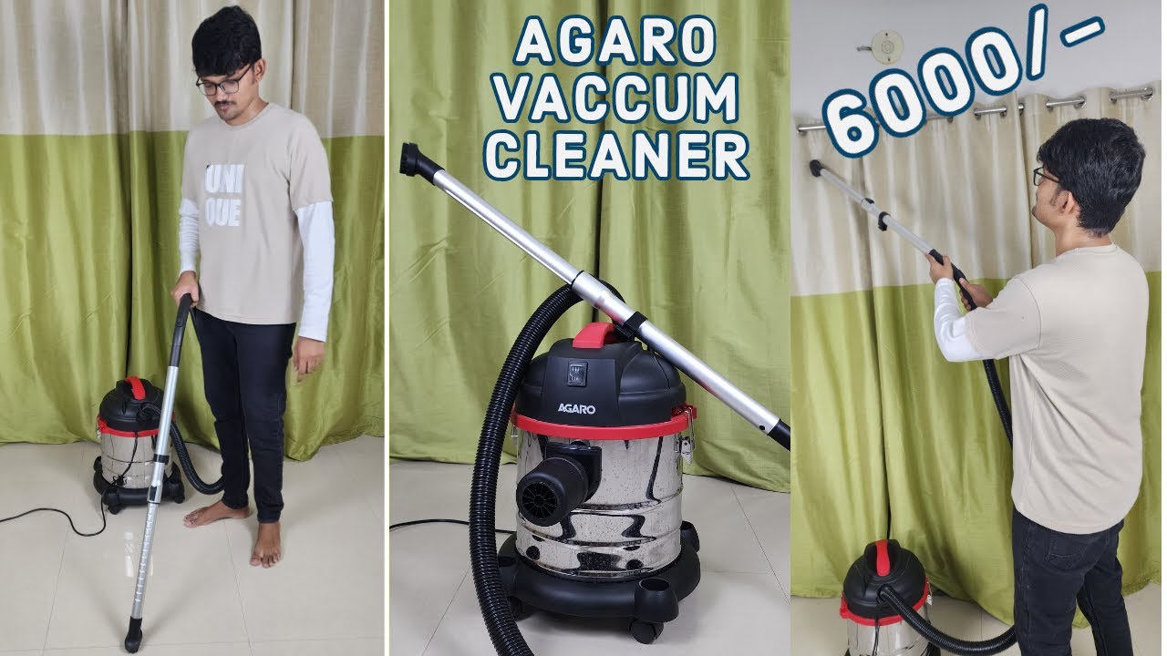 Agaro Ace 1600W Wet and Dry Vacuum Cleaner | Review and Demo | 1600 Watts