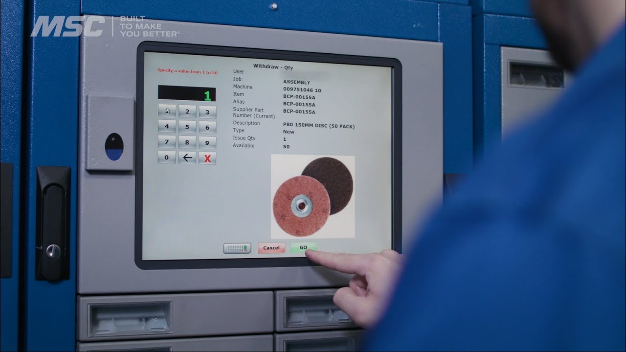 MSC Inventory Management - How industrial vending puts you in control