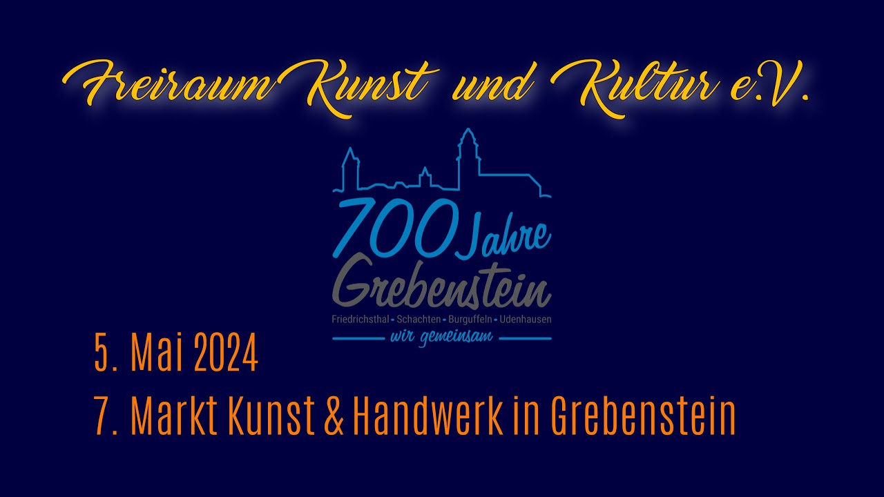 Markt Kunst und Handwerk 2024 in Grebenstein – Freiraum Kunst + Kultur e.V.