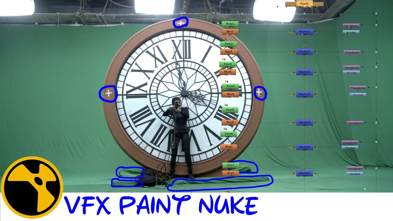 Tracking Marker Removal in Nuke  || Vfx paint in Nuke || how to remove marker (VFX Paint) HINDI
