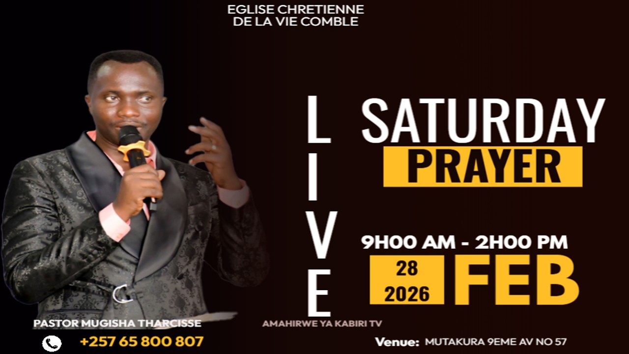 LE28-02-2026   AMASENGESHO YO KUKARAGO ASOZERA UKWEZI KWA 2  / PASTOR MUGISHA THARCISSE / AMAHIRWE