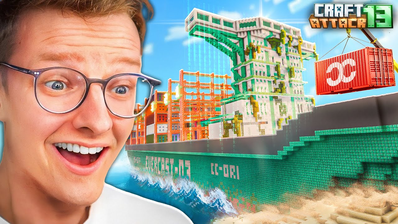 ICH BAUE ENDLICH MEINE XXL SCHIFFSBRÜCKE! 🤯 CRAFTATTACK 13 🔥