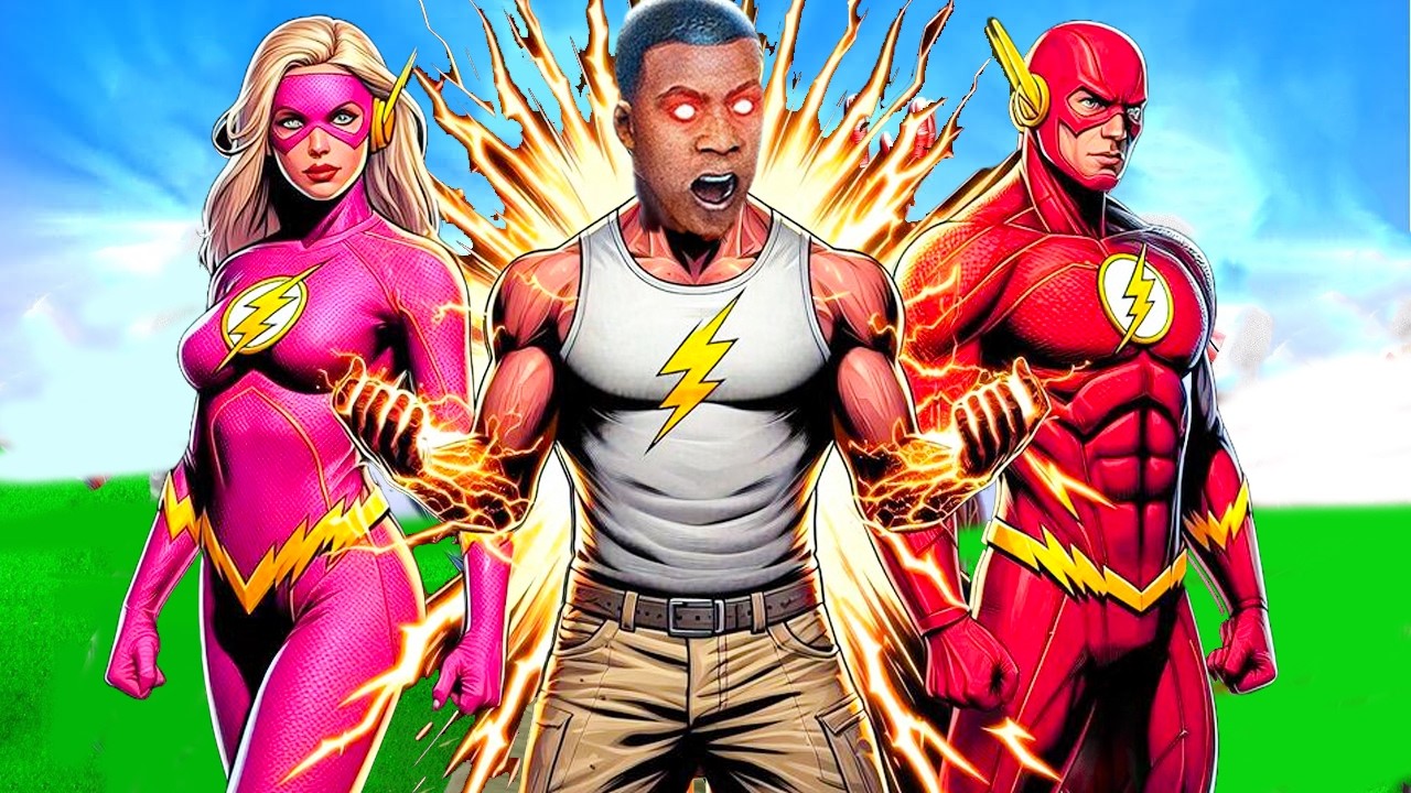 Adopted By FLASH FAMILY In GTA 5! SumitOP