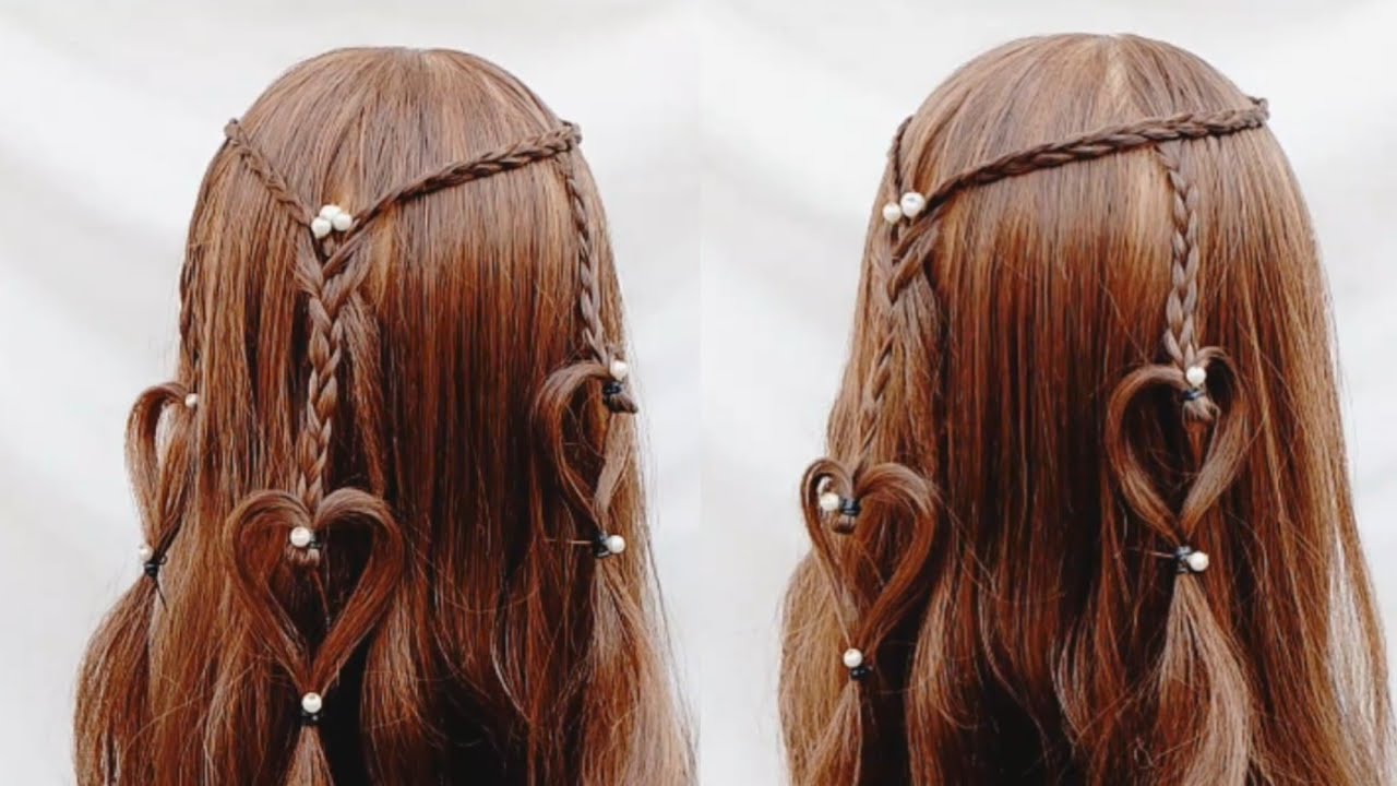 New trendy hair style | simple & easy open hairstyle 