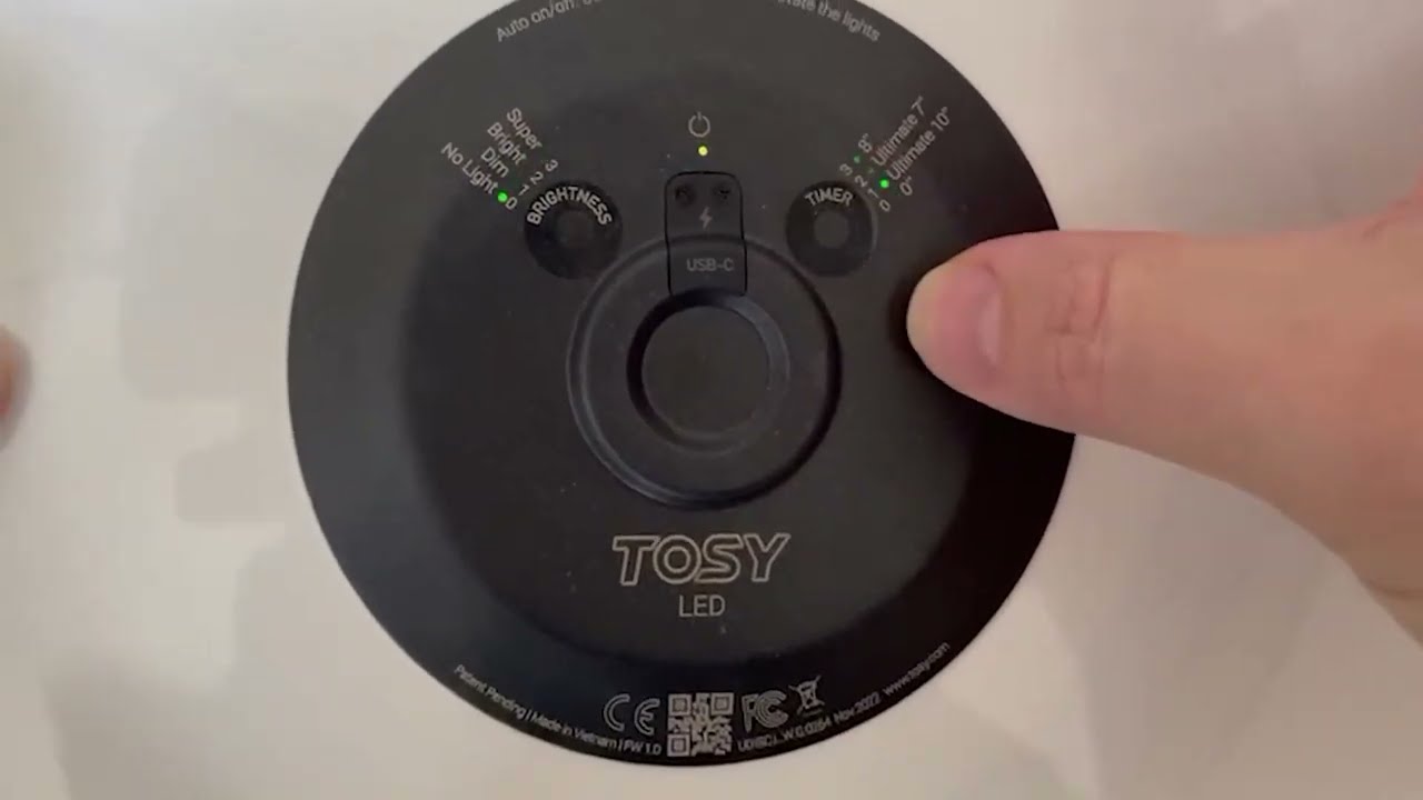 TOSY 36 and 360 LEDs Flying Disc   Extremely Bright Review