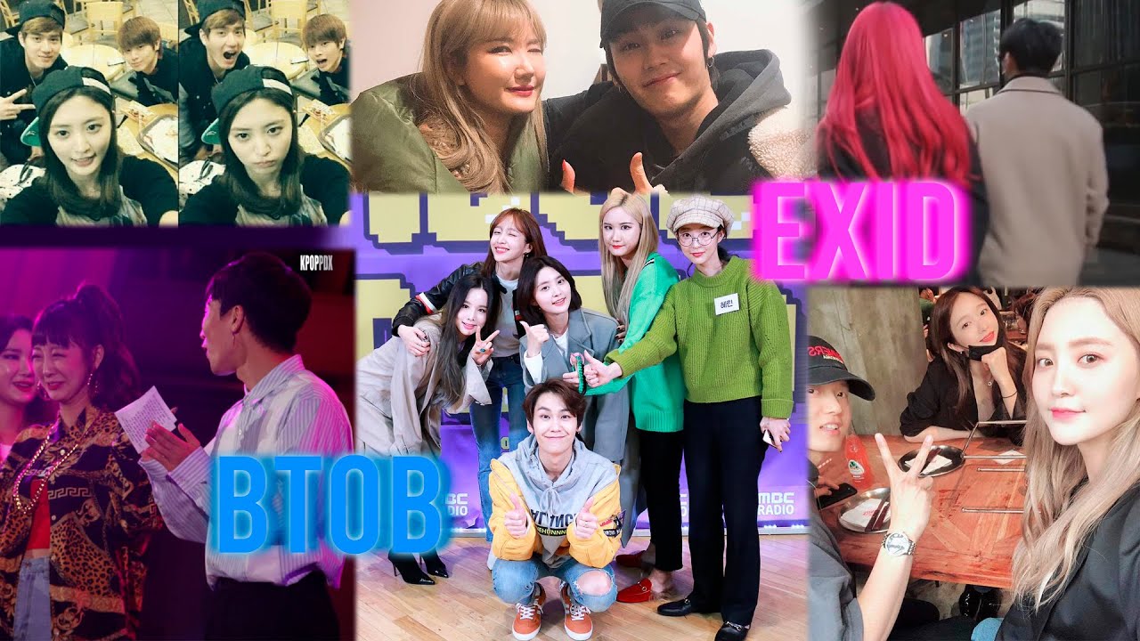 BTOB & EXID FRIENDS?!