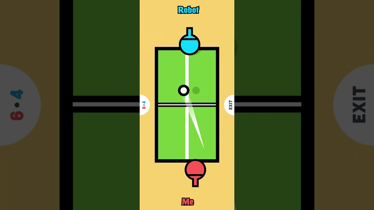 Best Mobile Games - Ping Pong - For single & 2 Players