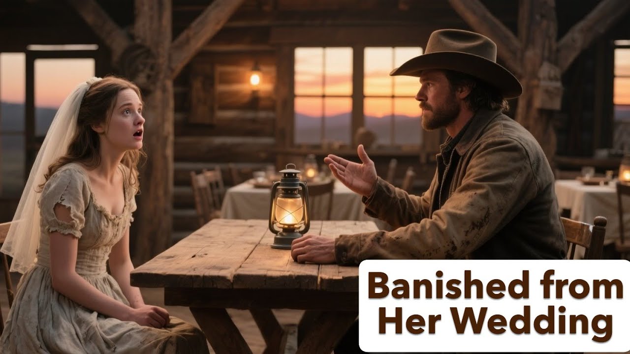 Banished from Her Wedding — A Cowboy Placed Her at His Table and Called Her Wife