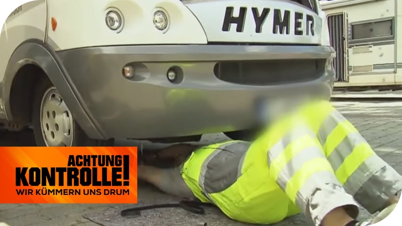 Keilriemen von Wohnmobil gerissen: Kann der ADAC helfen? | Achtung Kontrolle | kabel eins