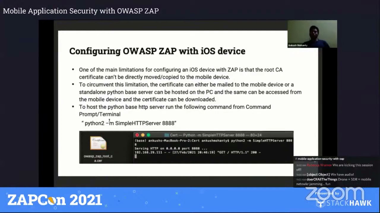 ZAPCon 2021: Mobile Application Security Testing with ZAP