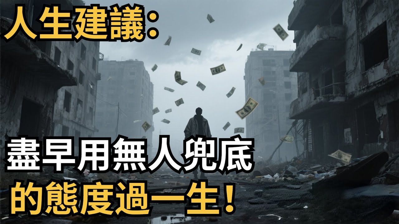 人生建議：盡早用無人兜底，的態度過一生！【潘多拉心理】#心理學#心理健康#兩性#情感#知識#命運#知識科普#知識研究#身心健康#壓力#原生家庭