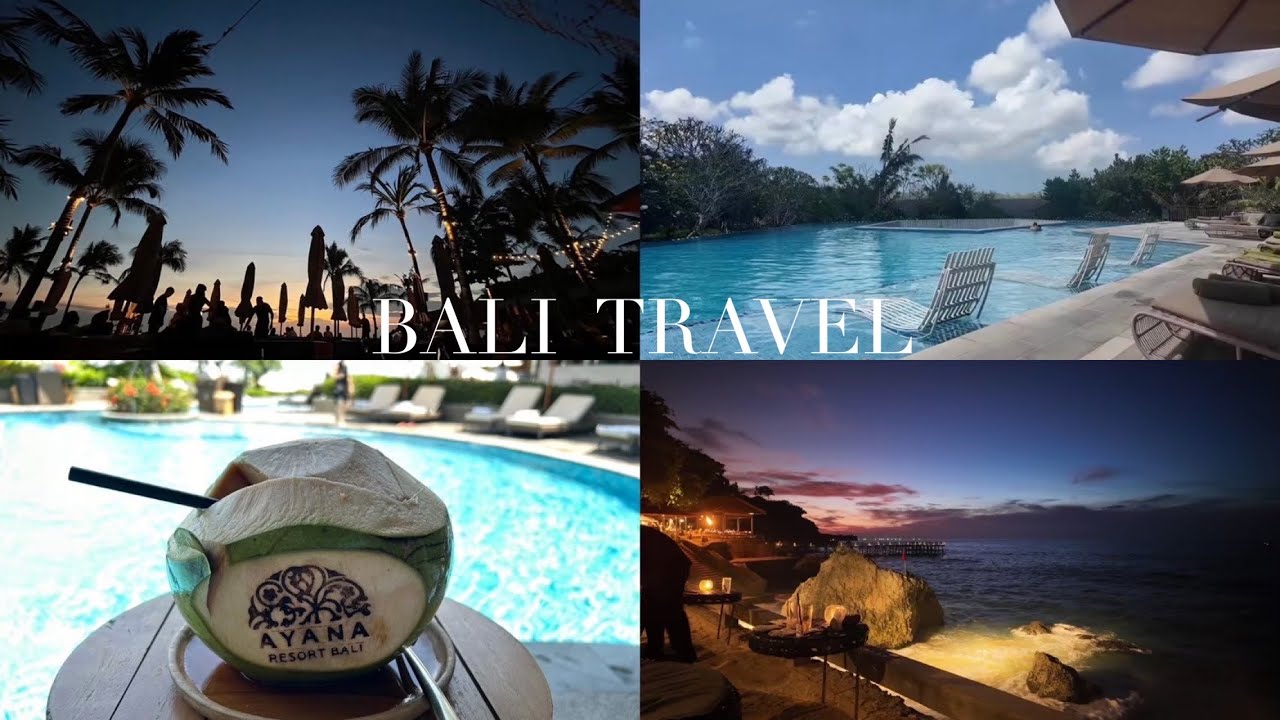【vlog】バリ島旅行 AYANA Resort Bali編🏖️大人気リゾート施設でプール・ビーチ・ロックバー詰め込み2泊！！