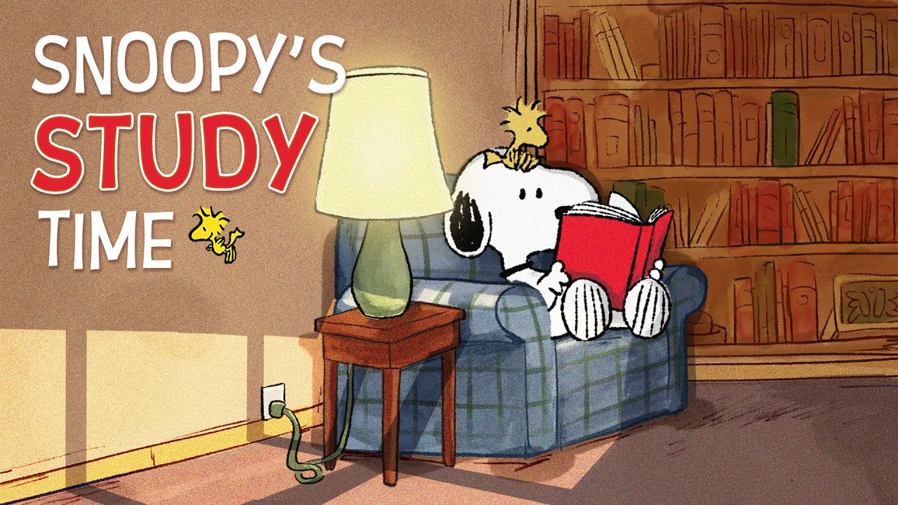 [Playlist] Study with Snoopy 🕶😎 Relaxing Jazz Beats for Focus & Productivity