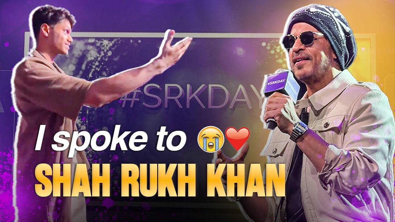 I Spoke To SRK 😭❤  | Shahrukh Khan Birthday Event