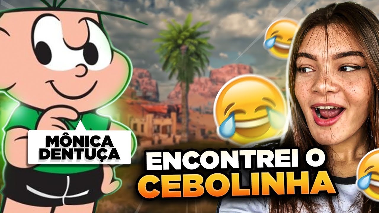 ENCONTRANDO O CEBOLINHA NO FREE FIRE!
